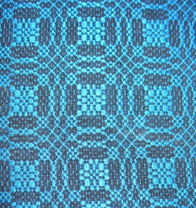 blue tencel book cover