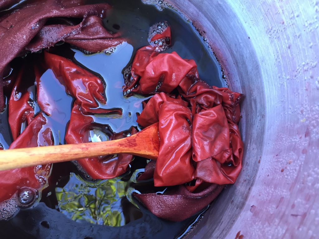 Natural Dye: Experiments and Results